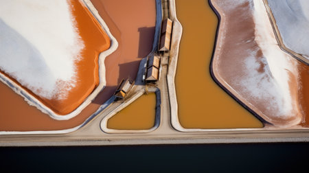 Close up of the top of an old car with orange paint.の素材