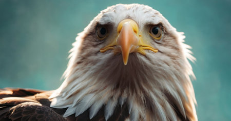 Bald Eagle Close-up (Haliaeetus leucocephalus)の素材
