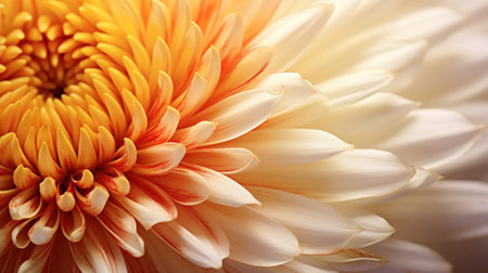Beautiful chrysanthemum flower, close-up viewの素材