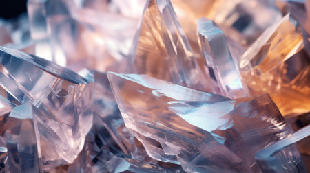 abstract background with crystal gemstone close-up. macro shotの素材