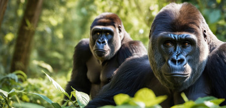 Lowland Gorilla (Gorilla gorilla gorilla gorilla gorilla)の素材