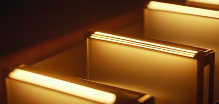 Gold ingots on a dark background. 3d rendering, 3d illustration.の素材