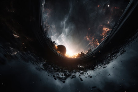 Planets and galaxies in outer space showing the beauty of space exploration.の素材