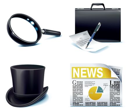  office icon set. Part 7のイラスト素材