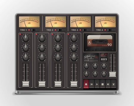 portable recording studio XXL iconのイラスト素材