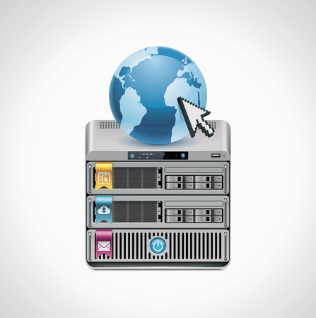  server iconのイラスト素材