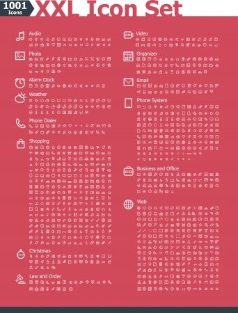 XXL icon set XXL icon set