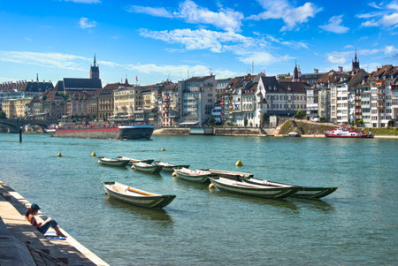 Bank of the Rhine in Basel.