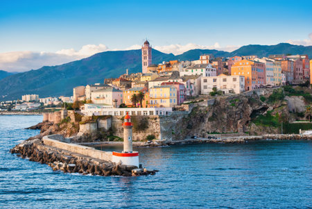 Bastia in Corsica.の写真素材