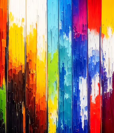 Textured Expressions: A Palette Knife Painting in Oil, Generative Ai.の素材