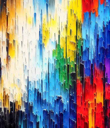 Textured Expressions: A Palette Knife Painting in Oil, Generative Ai.の素材