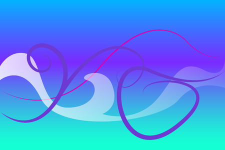 Abstract light background violet and pink gradient with transparent swirlsのイラスト素材