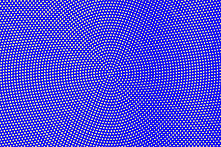 Blue yellow dotted halftone. Minimal sparse dotted gradient. Half tone vector background. Artificial texture. Yellow ink dot on blue backdrop. Modern pop art design template. Halftone textureのイラスト素材