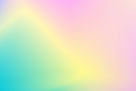 Pink yellow green vector gradient background. Pastel gradient mesh. Soft multicolored backdrop for...