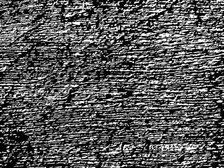 Grungy vector texture of brushed plaster wall. Weathered concrete surface. Black splatter on white background. Material design template. Textured overlay for vintage graphic.のイラスト素材