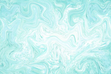 Cyan or mint agate multicolored digital texture. Smooth marbling abstraction for wedding card....