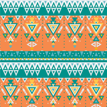Tribal art pattern. Ethnic geometric print.