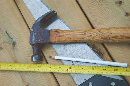 Carpenter`s Toolsの写真素材