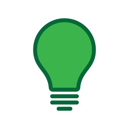 green lamp iconのイラスト素材