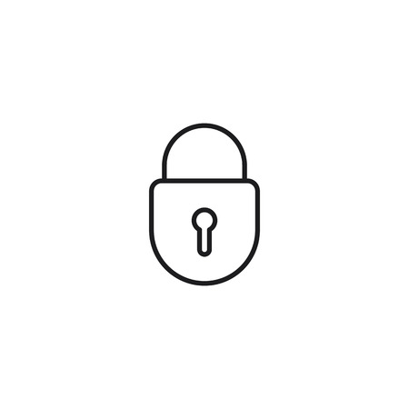 marketplace thin line icon on white backgroundのイラスト素材