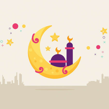 Ramadan template designのイラスト素材