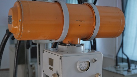 vintage x-ray machineの写真素材