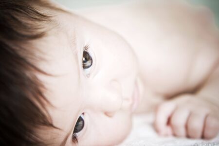 Sweet little babyの写真素材