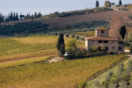 house in the countrysideの写真素材