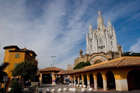 barcelona, temple of sagrat coreの写真素材