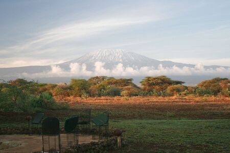 kilimangiaro mount, tanzaniaの写真素材