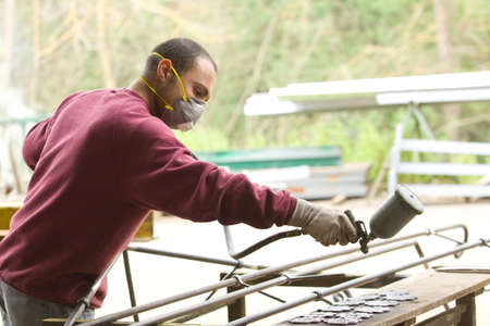 spray painterの写真素材