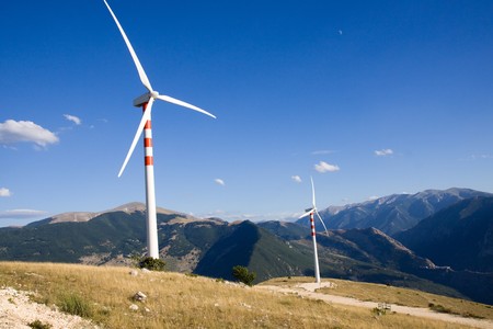 wind powerの写真素材