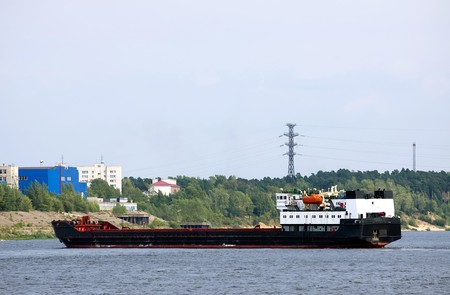 cargo boatの写真素材