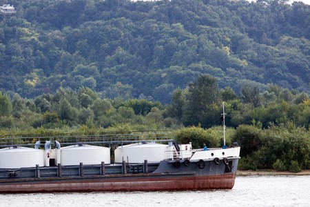 cargo boatの写真素材