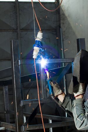 forging ironの写真素材