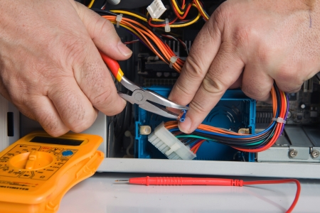 electricianの写真素材