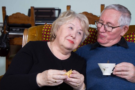 elderly couple