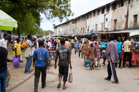 traditional market in zanzibarのeditorial素材