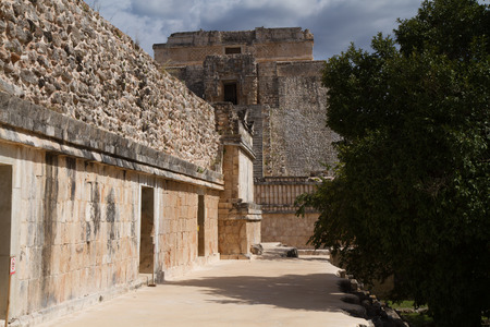 uxmal ruins in yucatan mexico