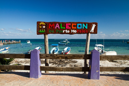 mexican riviera puerto morelos malecon