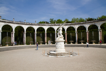 gardens and estate of the castle of versaillesのeditorial素材