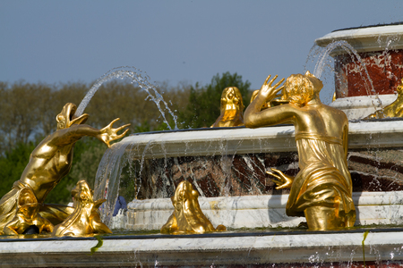 gardens and estate of the castle of versaillesのeditorial素材