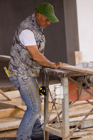 people at work in a building siteの写真素材