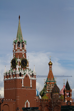 kremlin details in moscow russiaの写真素材