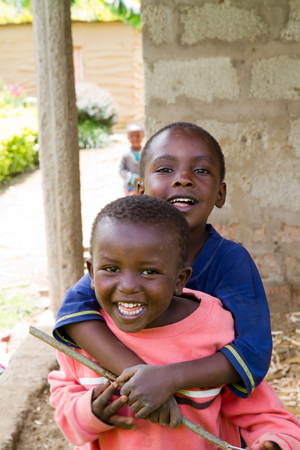 african people near arusha in tanzaniaのeditorial素材