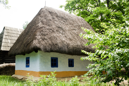 typical wooden house of romaniaのeditorial素材
