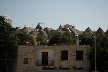 traditional houses in alberobello, italyのeditorial素材