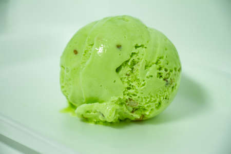 Delicious Advertising ice cream balls photographyの写真素材