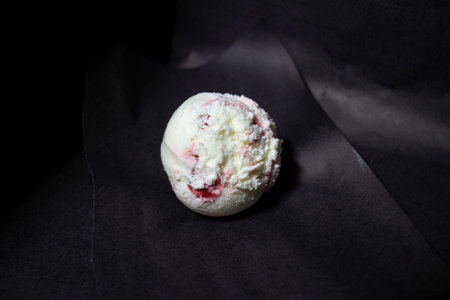 Delicious Advertising ice cream balls photographyの写真素材