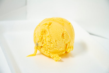 Delicious Advertising ice cream balls photographyの写真素材